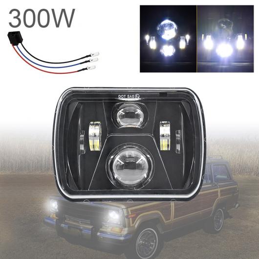 300W 5X7インチ LED ヘッドライト 7X6 LED シールド ビーム ヘッドランプ ハイ ロー ビーム LED ヘッドライト 適用: トヨタ ピックアップ AL-RR-5267 AL