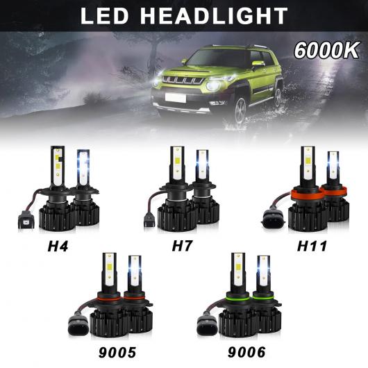2�s�[�X 100W �z���C�g LED �t�H�O���C�g �o���u 6000K H4/H7/H8/H9/H11/9006/HB4/9005/HB3 DRL �f�C�^�C�� �����j���O ���C�g H7�`HB4(9006) AL-RR-7067 AL