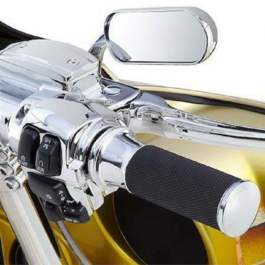 オートバイ バックミラー ミラー クローム/ブラック ミニ オーバル バックミラー サイド ミラー 適用: ハーレーダビッドソン ブラック・シルバー AL-SS-0961 AL｜apagency02｜05