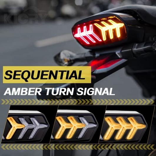 オートバイ LED テールライト ウィンカー インジケータ リア ブレーキ ストップ ライト 適用: 2020 ホンダ グロム MSX125/SF タイプA・タイプB AL-SS-1025 ALの画像