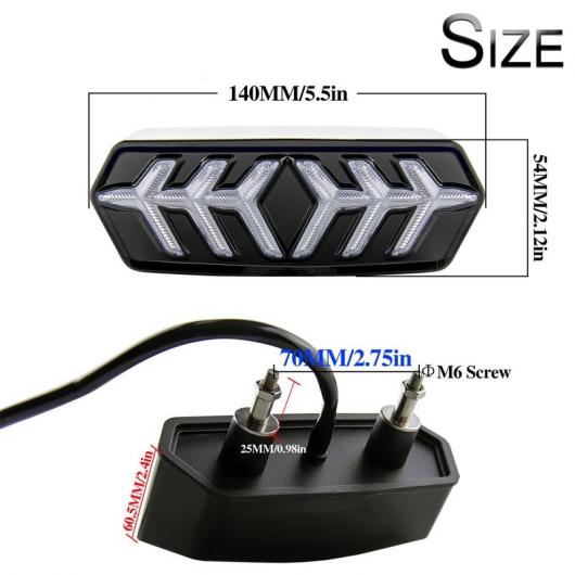 オートバイ LED テールライト ウィンカー インジケータ リア ブレーキ ストップ ライト 適用: 2020 ホンダ グロム MSX125/SF タイプA・タイプB AL-SS-1025 ALの画像