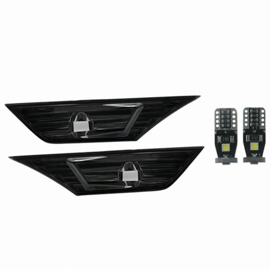 3X スモーク 着色 レンズ サイド マーカー ランプ ライト W/LED 適用:2016 - 19 ホンダ シビック JDM AL-SS-2726 AL_1