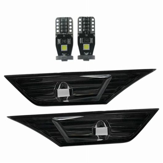 3X スモーク 着色 レンズ サイド マーカー ランプ ライト W/LED 適用:2016 - 19 ホンダ シビック JDM AL-SS-2726 AL_2