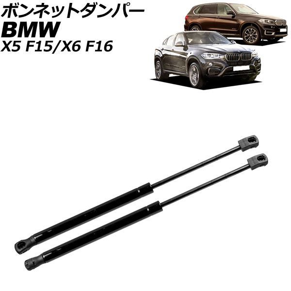 ボンネットダンパー BMW X5 F15 2013年〜2019年 ブラック ステンレス製 入数：1セット(2個) AP-4T2009｜apagency02