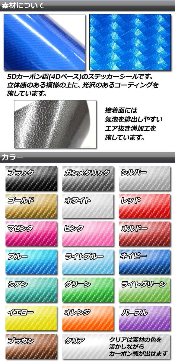 カーステッカー レクサス LC URZ100/GWZ100 2017年03月〜 5Dカーボン調(4Dベース) サイドドアステップ 外装 選べる20カラー 入数：1セット(10枚) AP-PF25FR0172