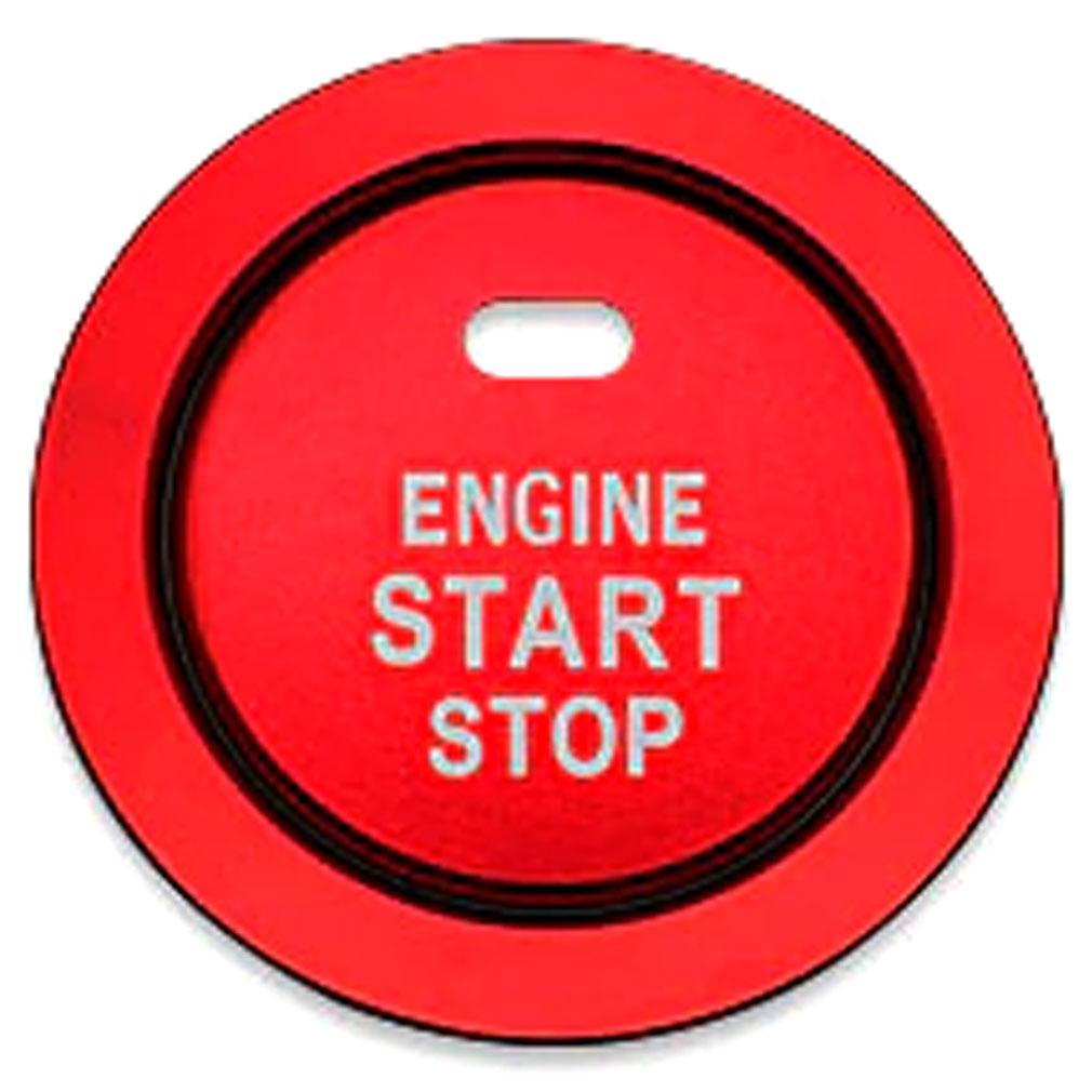 AP スタートスイッチカバーセット アルミ製 トヨタ/レクサス/ダイハツ/スバル 汎用 選べる5カラー AP-IT1012 入数：1セット(2個) | オートパーツエージェンシー | 02