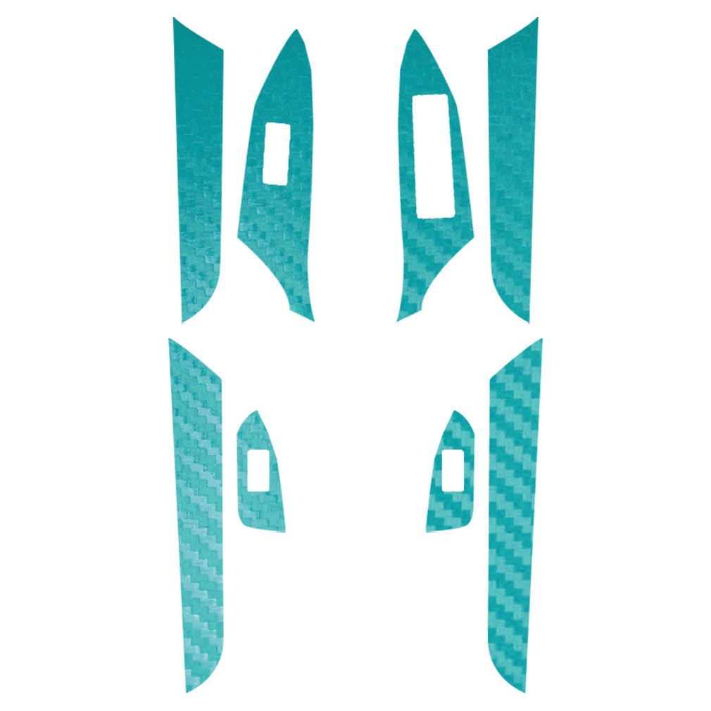 カーステッカー レクサス LX URJ201W 2015年09月〜 5Dカーボン調(3Dベース) サイドドアトリム＆スイッチ 内装 選べる20カラー AP-PA25TH0075_20