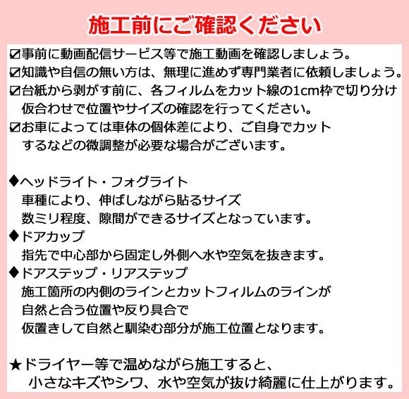 プロテクションフィルム センターパネルフレーム用 トヨタ ランドクルーザー URJ202W 2015年08月〜2021年07月 スモーク AP-PA0039-SM01