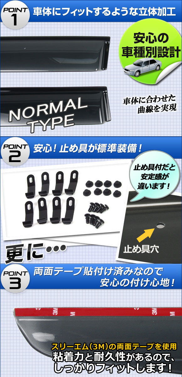 サイドバイザー ニッサン デイズルークス B21A 2014年02月〜 入数：1セット(4枚) APSVC212 ドアバイザー デイズ」の人気商品一覧 | 安い商品を通販サイトから探す - 価格.com