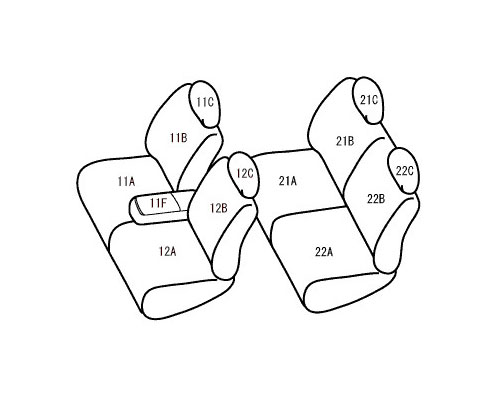 ベレッツァ ワイルドステッチ シートカバー ダイハツ タント/スバル