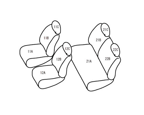 ベレッツァ カジュアル シートカバー ニッサン ノート E12/NE12 2012年