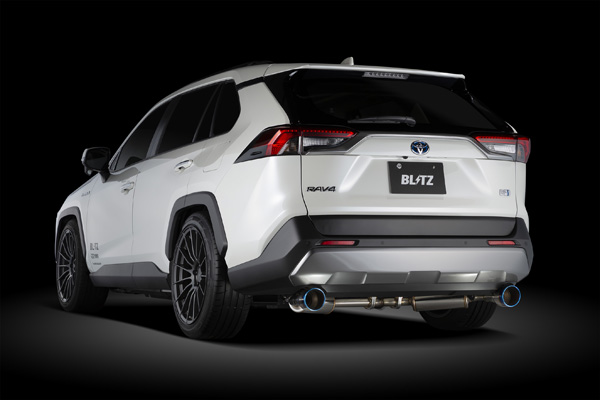 ブリッツ/BLITZ NUR SPEC CUSTOM EDITION StyleD マフラー チタンカラー(VSR) 63185V トヨタ RAV4ハイブリッド AXAH54 A25A ハイブリッド専用 2019年04月〜 :504035050 1:オートパーツエージェンシー2号店