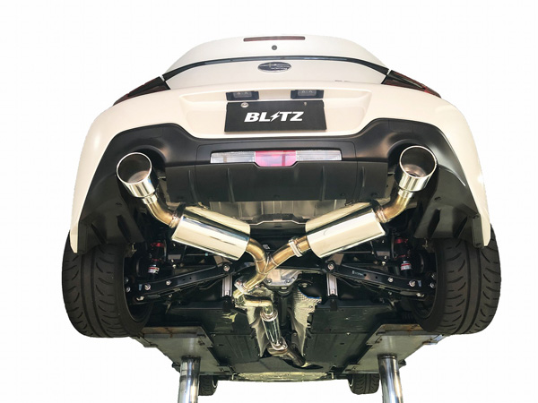 ブリッツ/BLITZ NUR-SPEC CUSTOM EDITION StyleD マフラー 鏡面仕上げ(VS) 63199 スバル BRZ ZD8 FA24 MT/AT共通,S/R共通 2021年08月〜