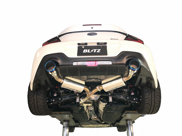 ブリッツ/BLITZ NUR-SPEC CUSTOM EDITION StyleD マフラー チタンカラー(VSR) 63199V スバル BRZ ZD8 FA24 MT/AT共通,S/R共通 2021年08月〜｜apagency02