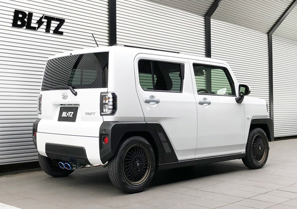 ブリッツ/BLITZ NUR SPEC CUSTOM EDITION マフラー チタンカラー(VSR) 63574V ダイハツ タフト LA900S KF(Turbo) 2WD専用,ターボ車専用 2020年06月〜 :504034940:オートパーツエージェンシー2号店