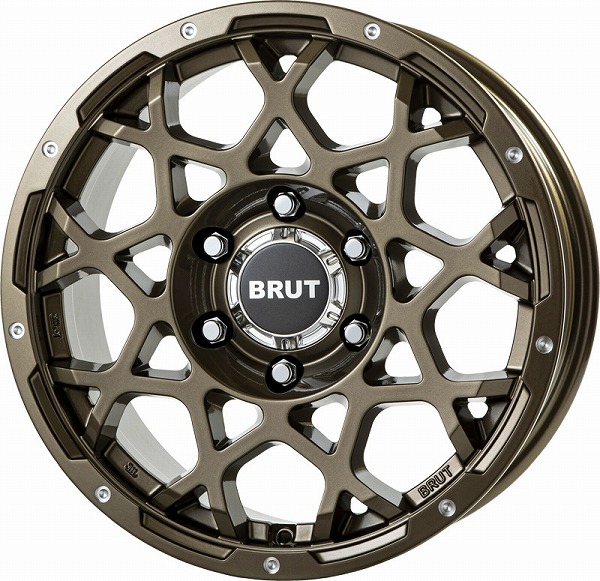 BRUT BR 55 ホイール シャンパンゴールド 18インチ×8.0J ＋20 6H139.7 : 504892500 : オートパーツエージェンシー2号店