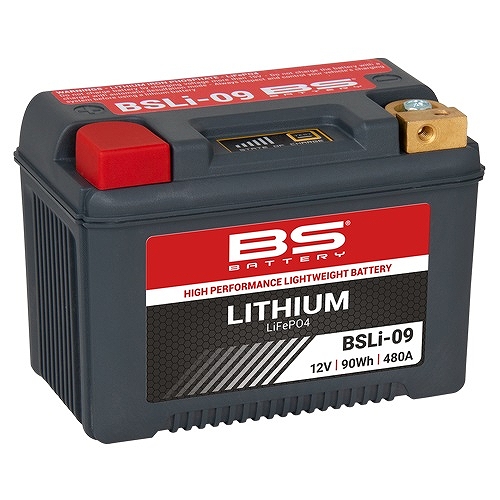 BS�o�b�e���[ �o�C�N�p�o�b�e���[ ���`�E���C�I���o�b�e���[ BSLi-09 2��