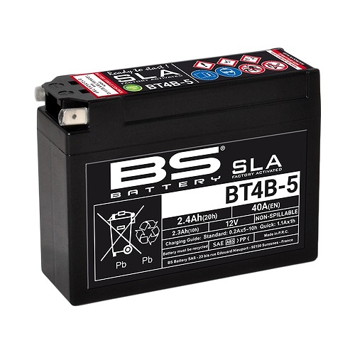 BS�o�b�e���[ �o�C�N�p�o�b�e���[ SLA�o�b�e���[ ���}�n TZR50R 4EU 4EU1�`4 50cc BT4B-5 2��