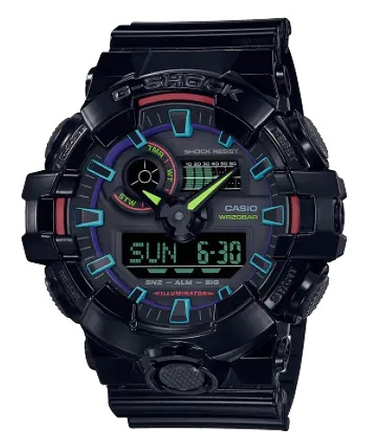 カシオ/CASIO 腕時計 G-SHOCK GA-700シリーズ 【国内正規品】 GA-700RGB-1AJF