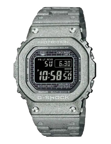 カシオ/CASIO 腕時計 G-SHOCK 5000シリーズ G-SHOCK 40th Anniversary RECRYSTALLIZED FULL METAL 【国内正規品】 GMW-B5000PS-1JR
