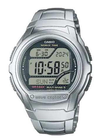 カシオ/CASIO 腕時計 Wave Ceptor デジタルマルチバンド5 【国内正規品】 WV-58RD-1AJF｜apagency02