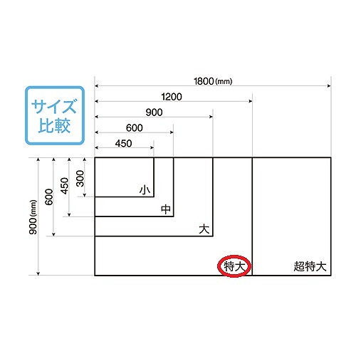 マグエックス(MagX) マグネット暗線ホワイトボードシート 特大 MSHP-90120-M(19049)