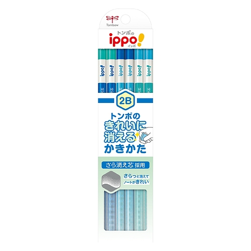 �g���{(Tombow) ippo�I���ꂢ�ɏ����邩����������҂� �u���[ 2B �����F1��(12�{��) KB-KSKM01-2B(45348)