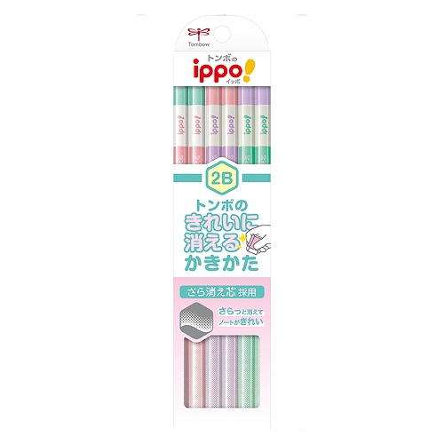 �g���{(Tombow) ippo�I���ꂢ�ɏ����邩����������҂� �s���N 2B �����F1��(12�{��) KB-KSKW01-2B(45349)