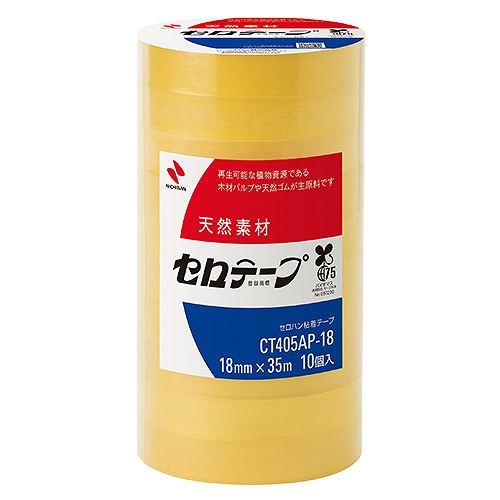 �j�`�o��(Nichiban) �Z���e�[�v 18mm×35m �努 �����F1�p�b�N(10����) CT405AP-18(52610)