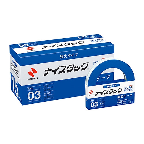 �j�`�o��(Nichiban) �i�C�X�^�b�N �u���{�b�N�X 15mm×18m ���̓^�C�v �����F1��(10����) NWBB-K15(01263)