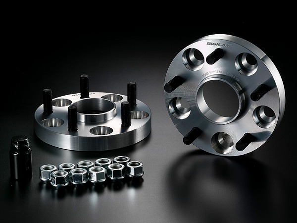 デジキャン ハブ付ワイドトレッドスペーサー 114.3-5H P1.25 20mm 66