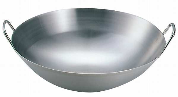 大屋製作所 18-8 中華両手鍋 クローバー 54cm 0203700