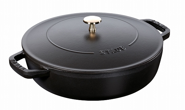 Yahoo! Yahoo!ショッピング(ヤフー ショッピング)ストウブ（Staub） ブレイザーソテーパン ブラック 24cm 40511-473（0560950）