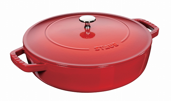 Yahoo! Yahoo!ショッピング(ヤフー ショッピング)ストウブ（Staub） ブレイザーソテーパン チェリー 24cm 40511-475（0560970）
