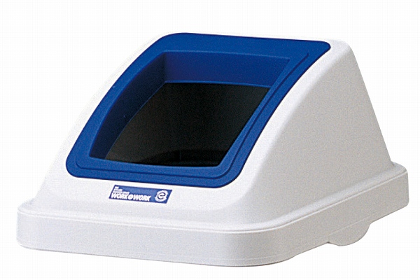 カラー分類ボックス フタ オープン用 ブルー 30L 0598500