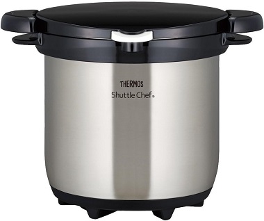 サーモス(THERMOS) 真空保温調理器 シャトルシェフ クリアステンレス 4.5L (012762-011)