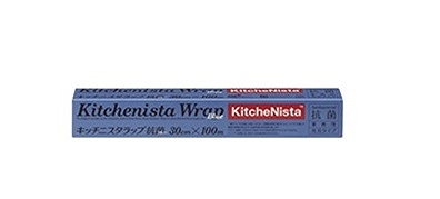キッチニスタラップ抗菌 青碧 30cm×100m 入数：1仕掛ける(30本) (039474-005) キッチン、日用品、文具-その他キッチン、日用品、文具