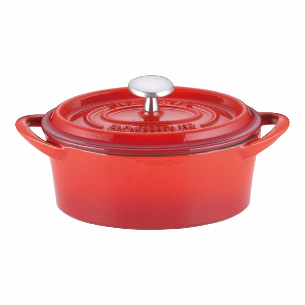 イシガキ(Ishigaki) ココットオーバル ボン・ボネール レッド 14cm ABVB605 : 507094990 : オートパーツエージェンシー2号店