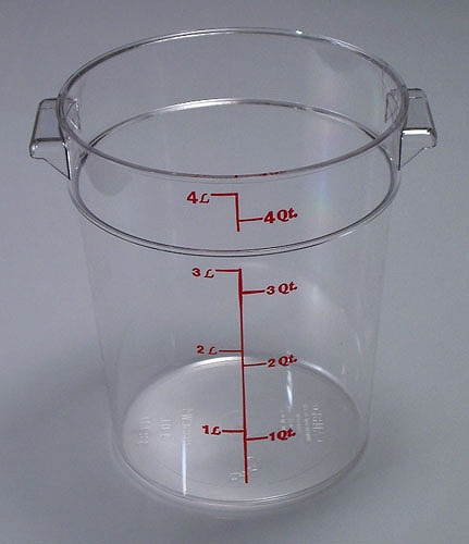 CAMBRO(キャンブロ) 丸型フードコンテナー クリア 5.7L RFSCW6(AHC05006)