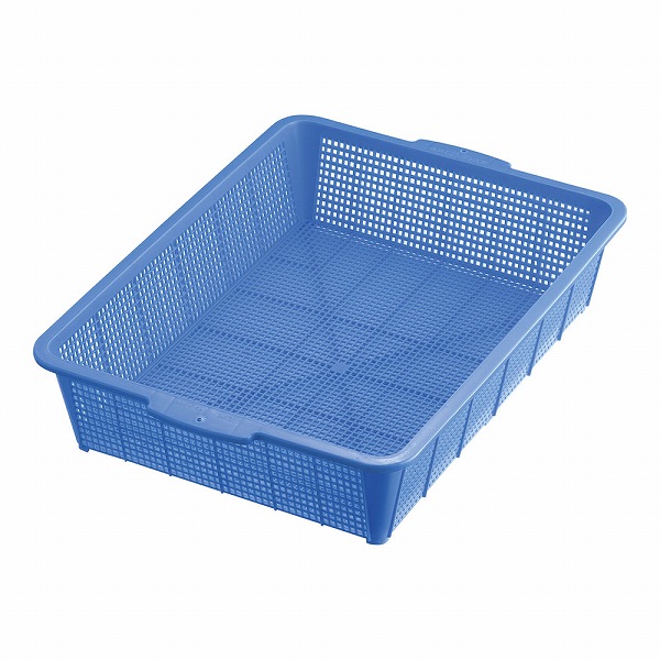 イケダ 細目角篭 ブルー 10号 AKG04010