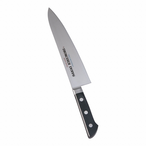 河村切り手 SKKバナジウム鋼 牛刀 21珊 両刃 口金付 AKK6002 キッチン、日用品、文具-その他キッチン、日用品、文具