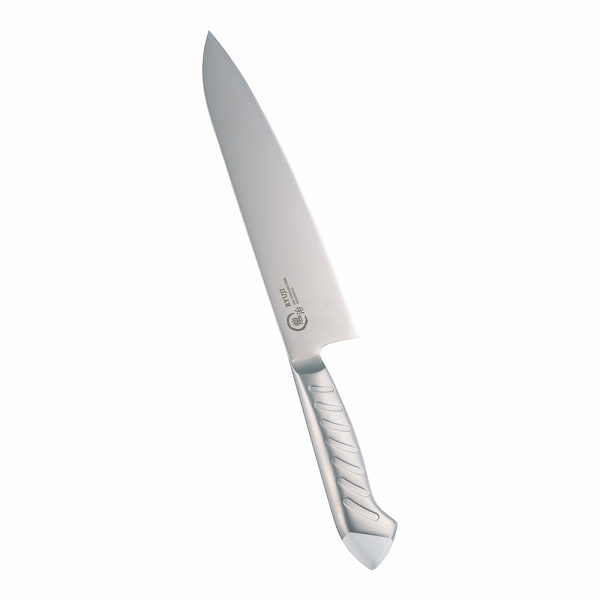 下村工業 牛刀 龍治 ステンカラー ホワイト 21cm RYS-14W(ALY8808)