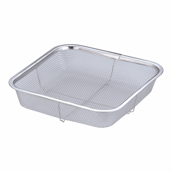ミネックスメタル 18-8 ミニざる 角浅型 20cm 12メッシュ V-418(AMN02004)
