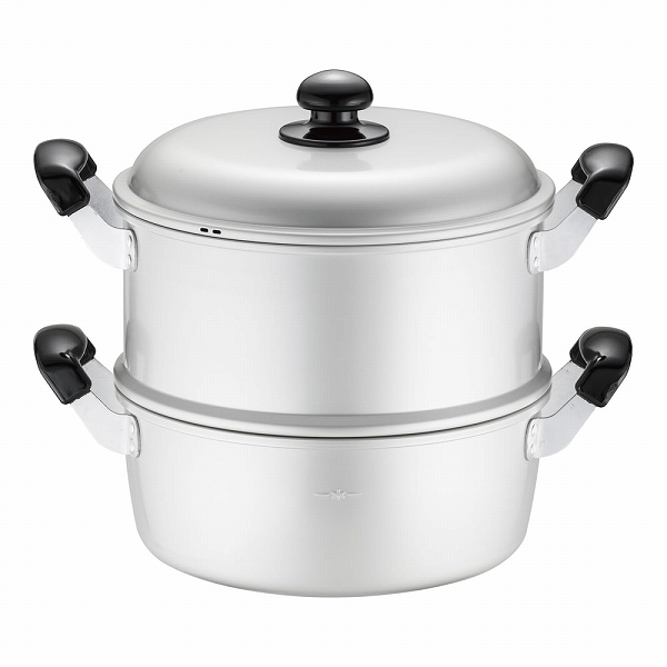 ホクア 蒸し器セット ゆうげ紀行 26cm アルマイト AMSN403