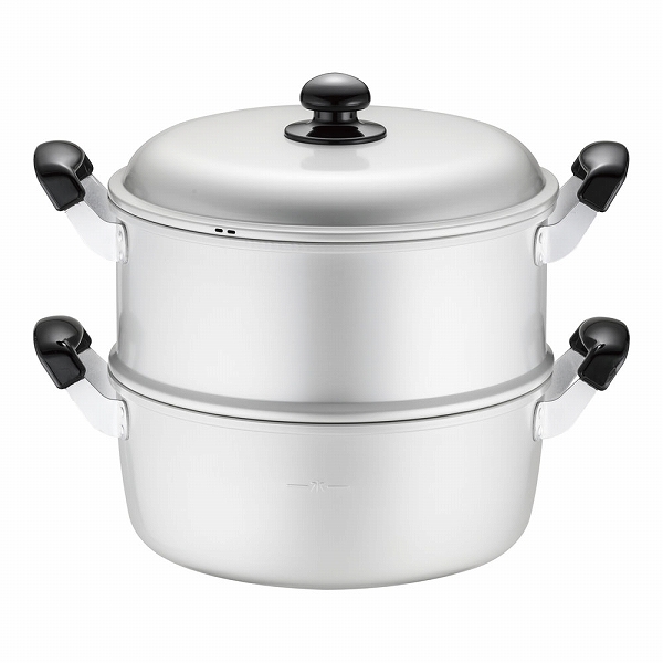 ホクア 蒸し器セット ゆうげ紀行 28cm アルマイト AMSN404