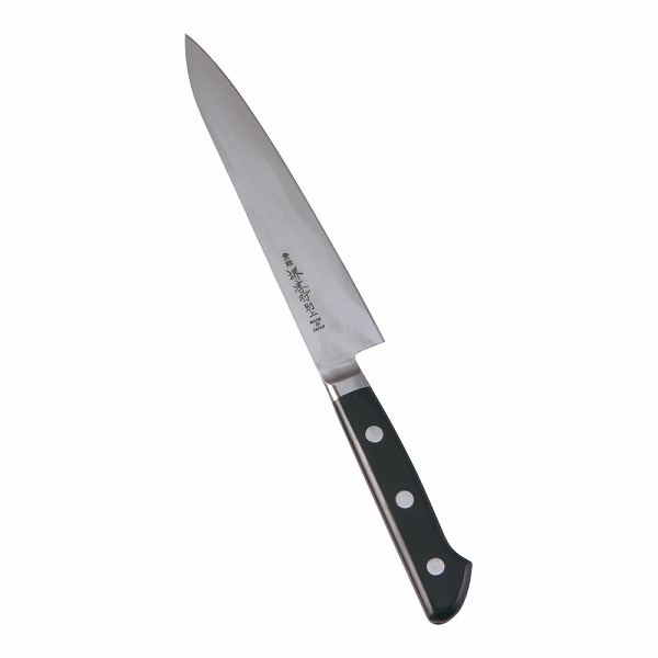 青木刃物製作所 日本鋼 ペティーナイフ 15cm 両刃 ツバ付 ANH01015