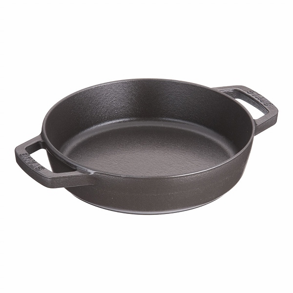 Yahoo! Yahoo!ショッピング(ヤフー ショッピング)ストウブ（Staub） 両手フライパン 黒 20cm 鋳鉄 40511-659（ASTN301）