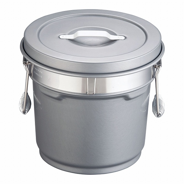 オオイ金属 段付二重食缶 8L 内外超硬質ハードコート 246-H(ASY58246)