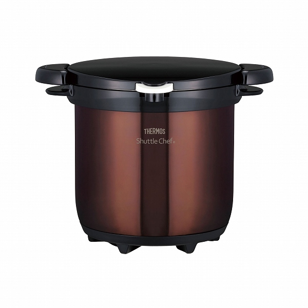 サーモス(THERMOS) 真空保温調理器 シャトルシェフ クリアブラウン 4.5L KBG-4500(ASYG104)