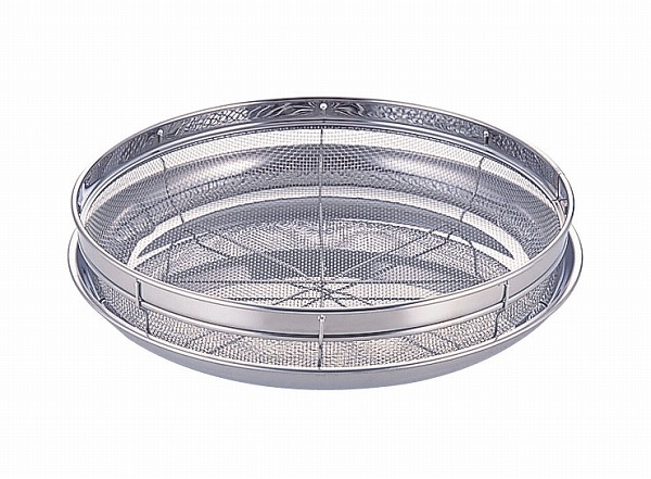 金伊工業 18-8 浅ザルトレーセット 28cm OS-05N(AZL7402)